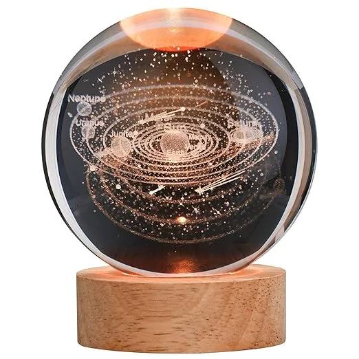 Solar System Crystal Ball Lamp – view 2