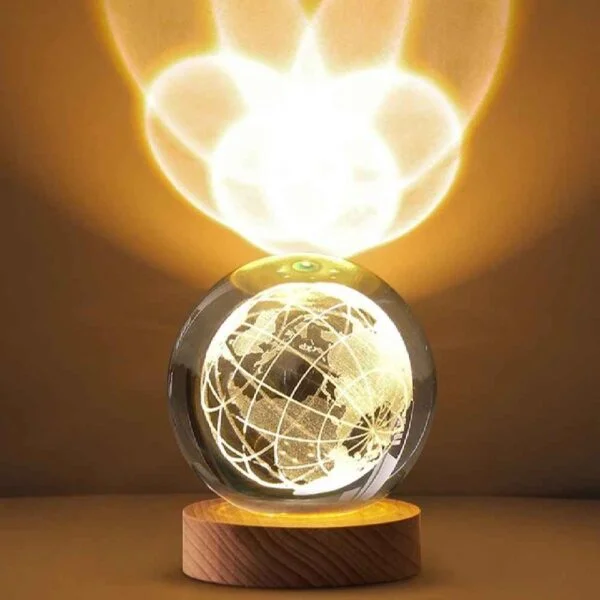 Globe Crystal Ball LED Lamp – view 3