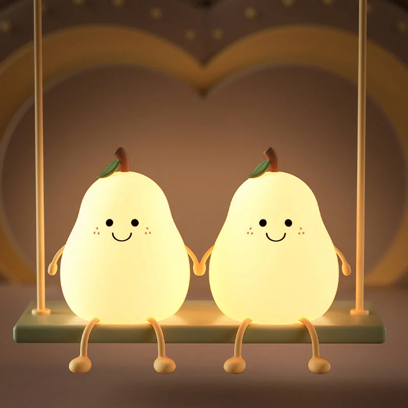 Pear Silicone LED Night Lamp – view 1