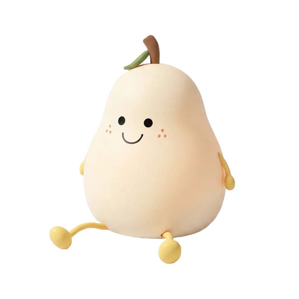 Pear Silicone LED Night Lamp – view 2