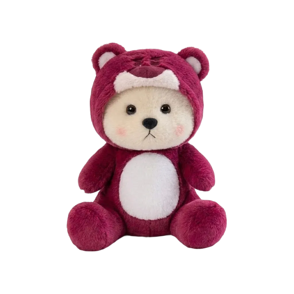 Red Hoodie Bear Plush 30cm