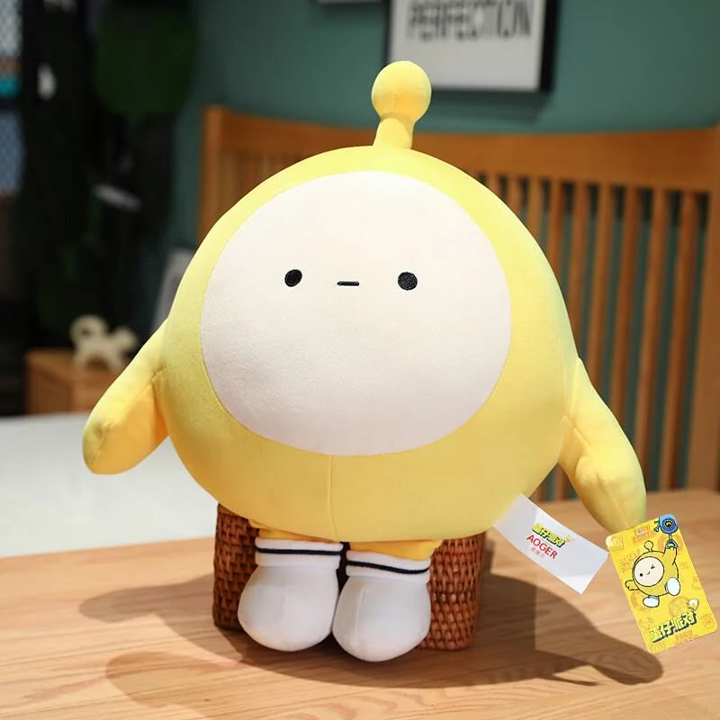 Soft Round Baby Mango Plushy – view 1