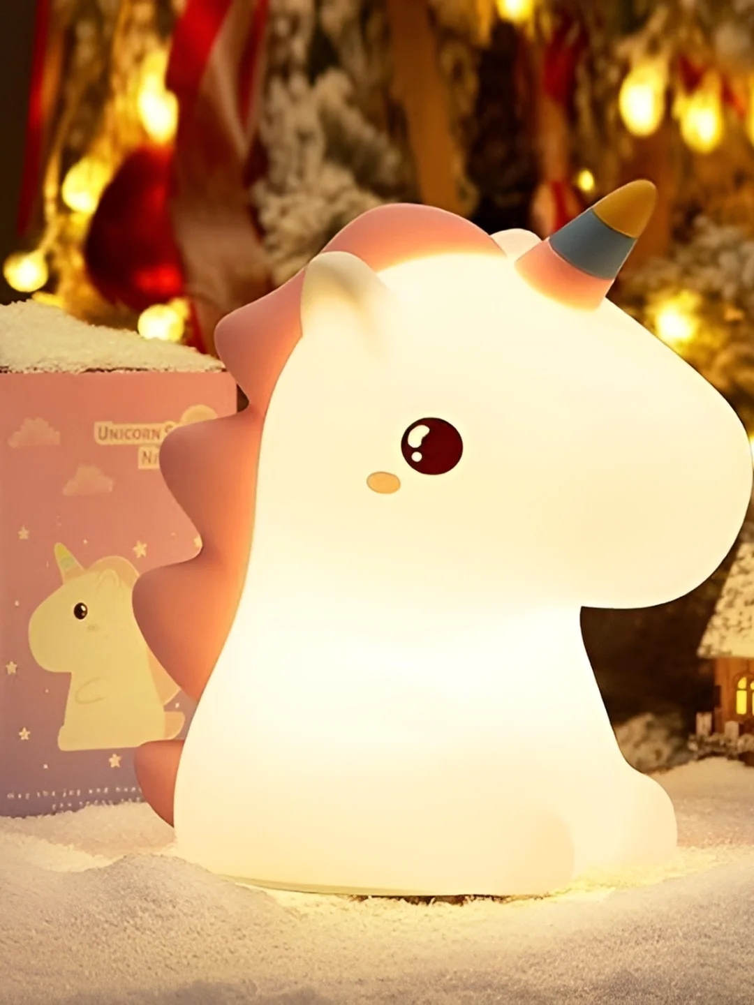 Unicorn LED Nursery Night Lamp – view 3